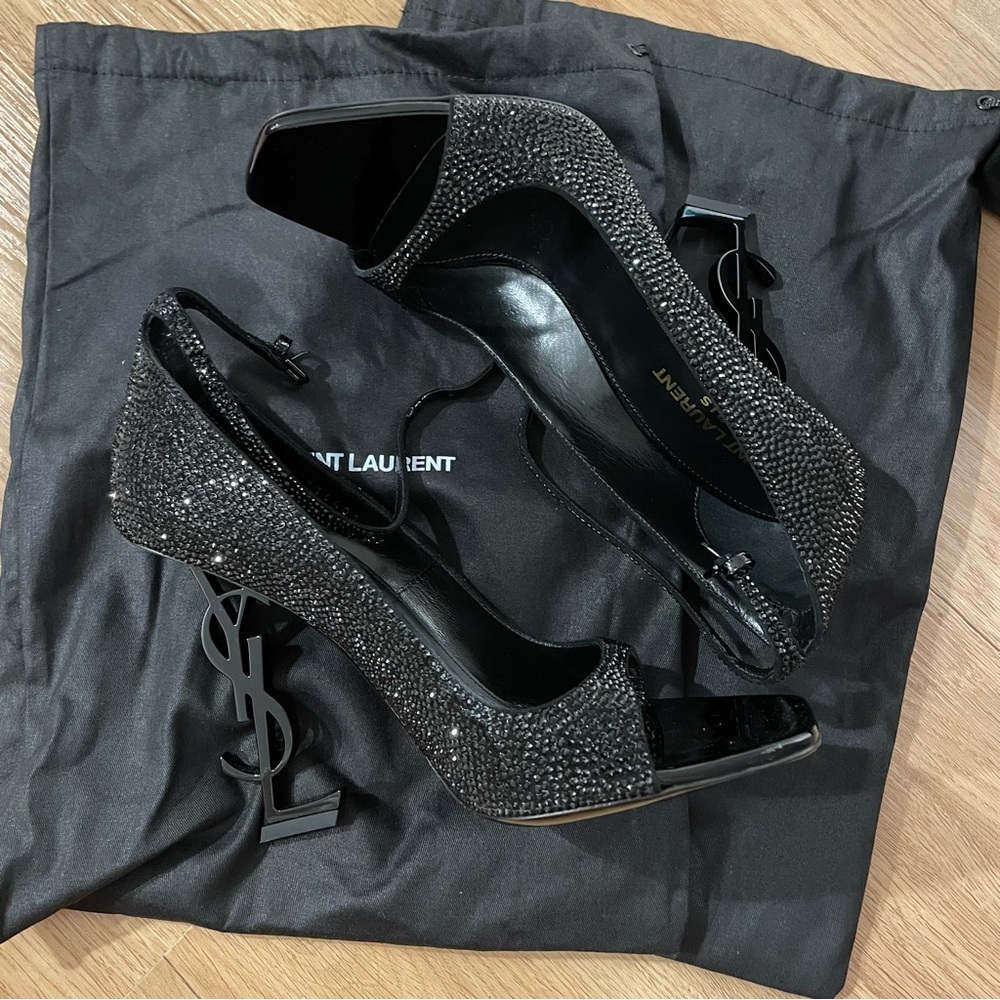 Saint Laurent Black Women's Heels